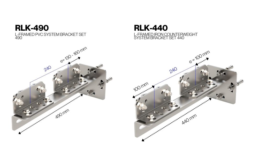 Bracket Sets For L-Frame Elevators