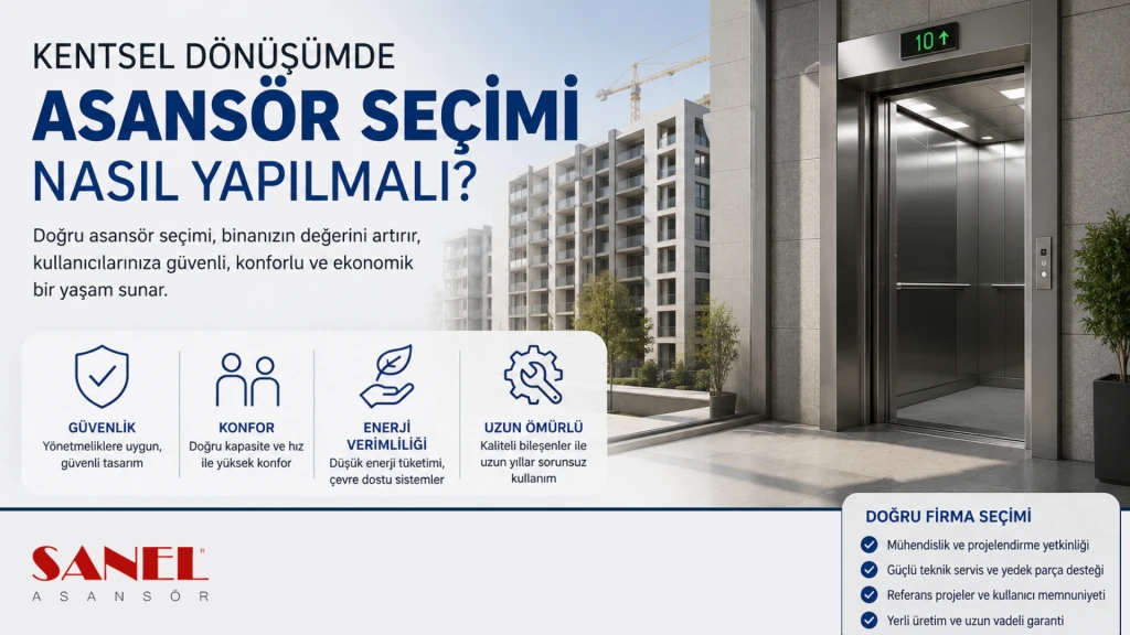 Kentsel Dönüşümde Asansör Seçimi Nasıl Yapılmalı?